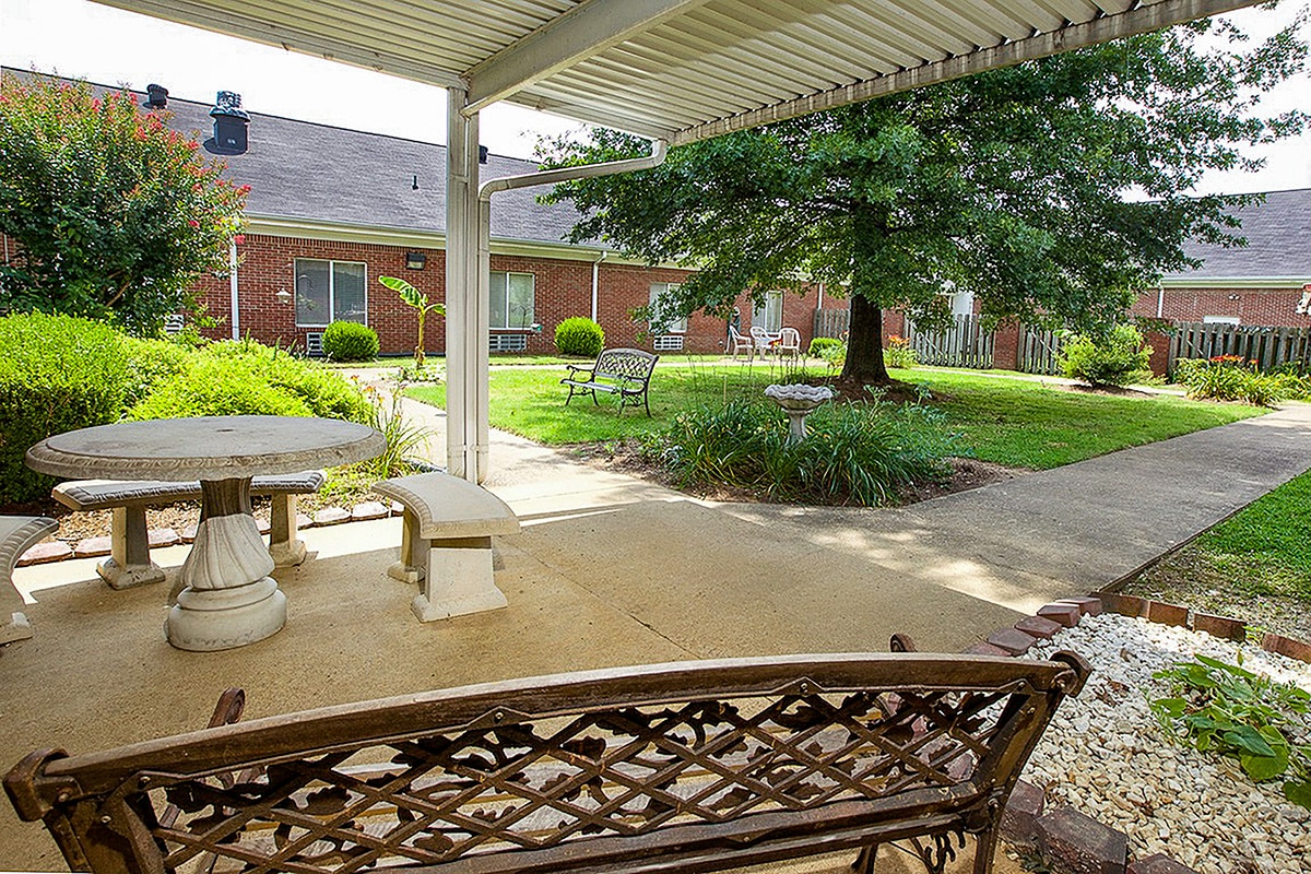 The courtyard at Cherrywood