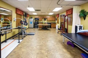 The rehabilitation gym of Cherrywood