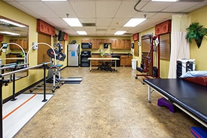 The rehab gym at Cherrywood