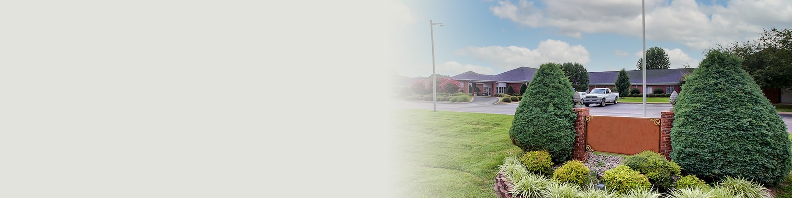 The front entrance to Cherrywood